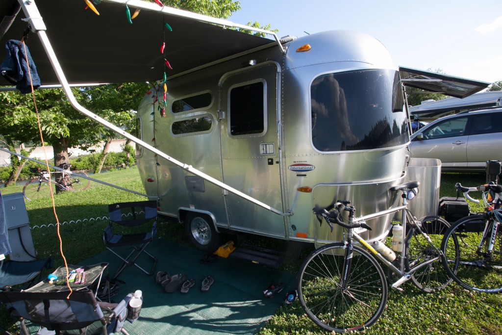 rv camping at bike virginia tour